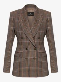 ETRO Checked double-breasted Blazer | Brown | FARFETCH at Farfetch